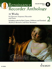 Renaissance Recorder Anthology 2 + Audio online